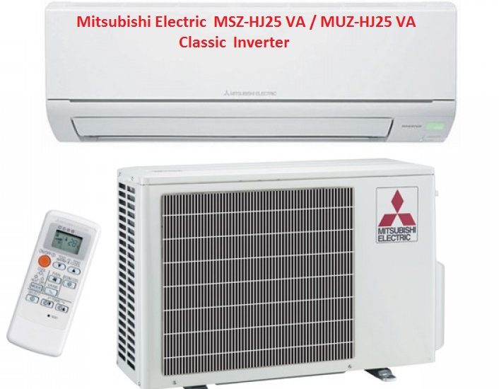 Mitsubishi Electric модели MSZ-HJ25 VA - MUZ-HJ25 VA Classic Inverter